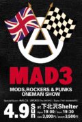 MAD3 MODS,ROCKERS & PUNKS ONEMAN SHOW