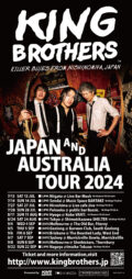 KING BROS Presents 『KING BROTHERS JAPAN & AUSTRALIA TOUR 2024』