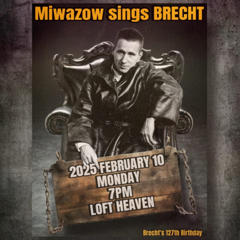 みわぞう simgs ブレヒト 〜Bertolt Brecht’s 127th Birthday〜