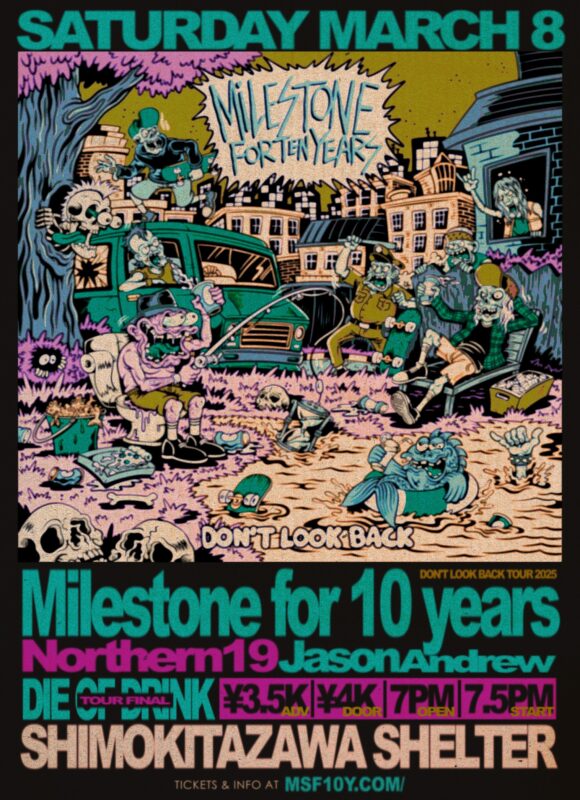 Milestone for 10 years “DON’T LOOK BACK RELEASE TOUR”