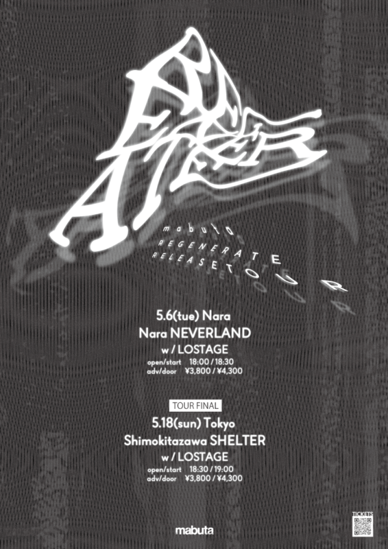 mabuta “REGENERATE” RELEASE TOUR