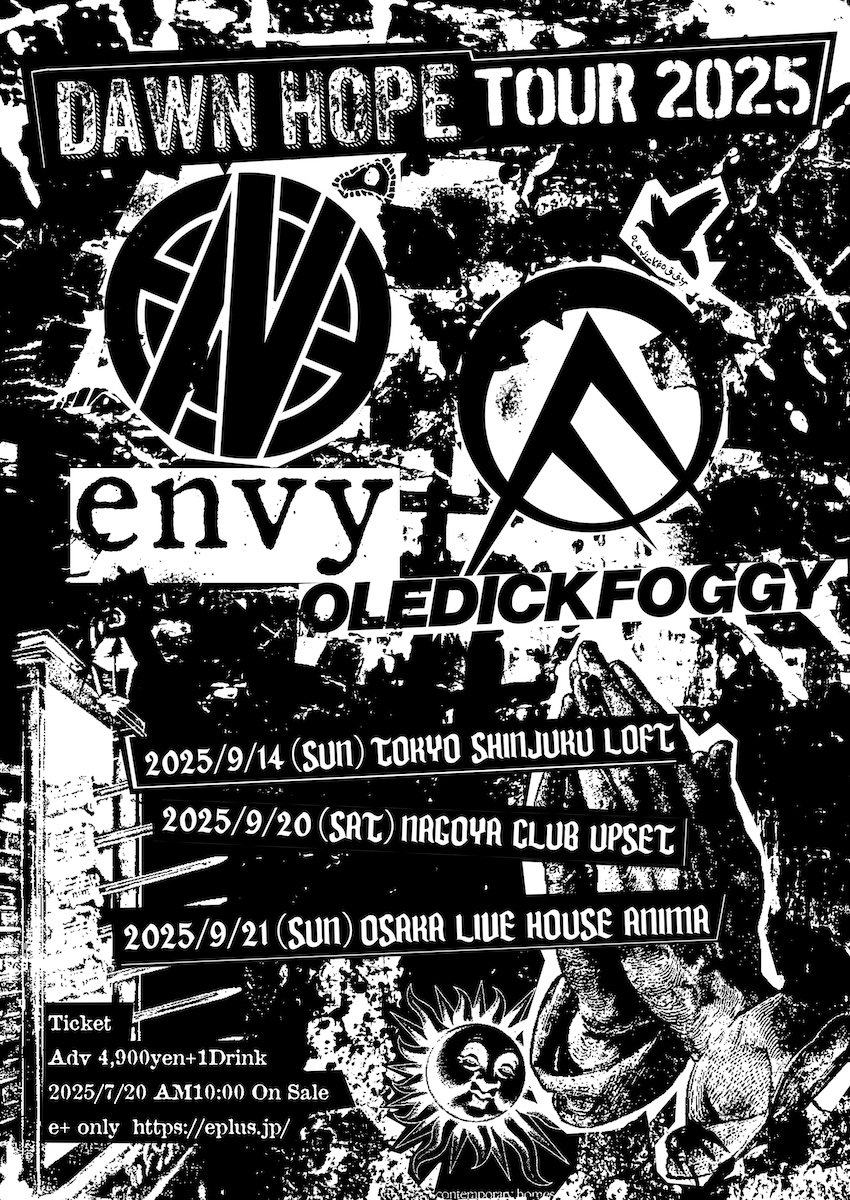 OLEDICKFOGGY x envy / DAWN HOPE TOUR 2025 - ROCKIN' COMMUNICATION