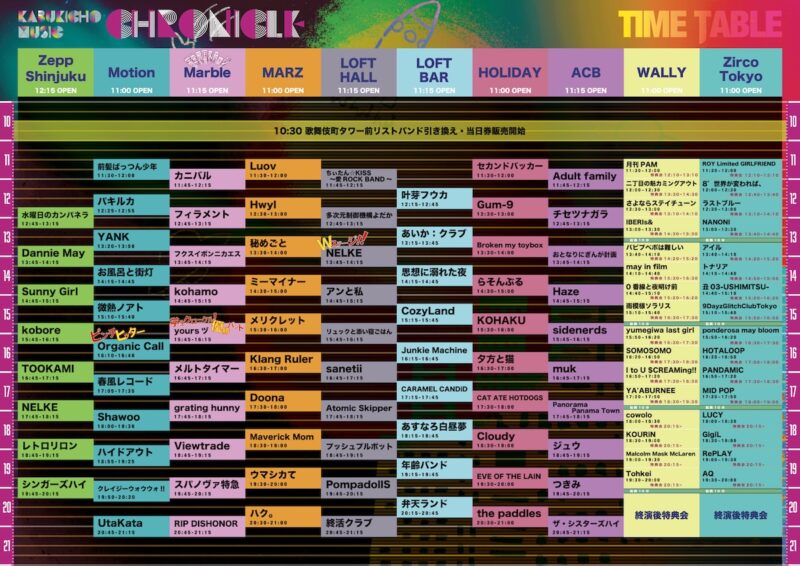 【歌舞伎町 MUSIC CHRONICLE 2025】