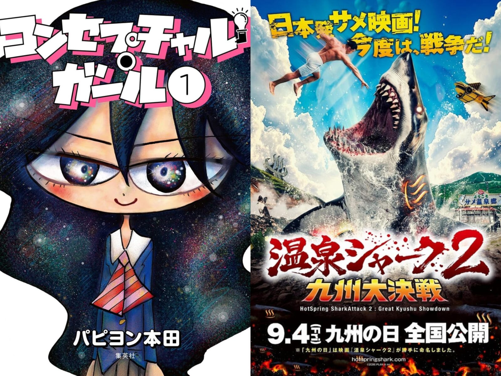 コンセプチャル・ガールVS温泉シャーク 〜現代美術はなぜ嫌われているのか。そしてなぜ温泉からサメが出るのか〜