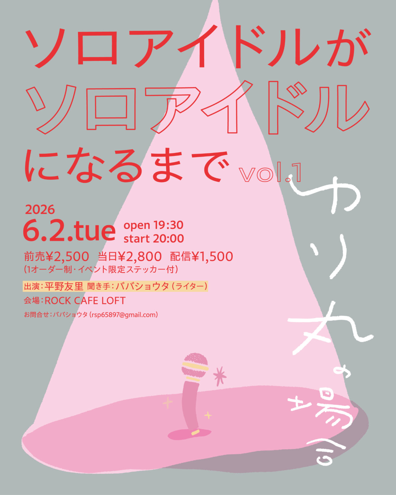 ソロアイドルがソロアイドルになるまでvol.1 平野友里の場合