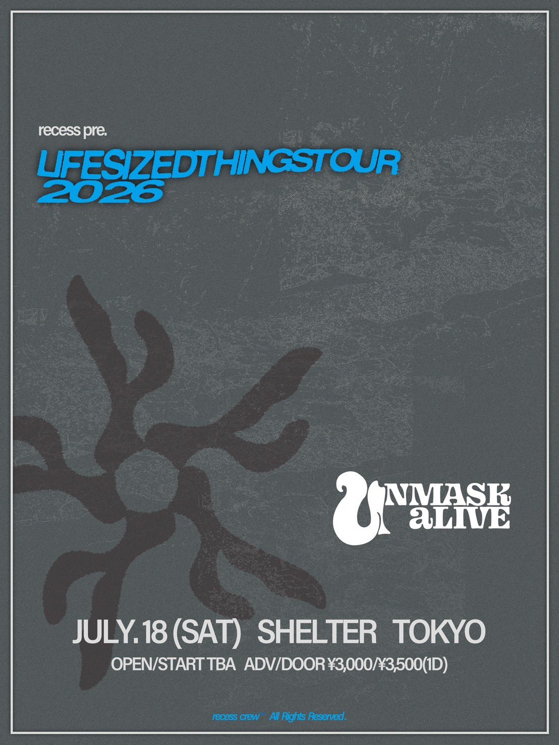 recess pre. “Life-Sized Things” TOUR 2026 — event in Tokyo